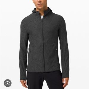 Like New Lululemon Heathered Gray Surge Full Zip